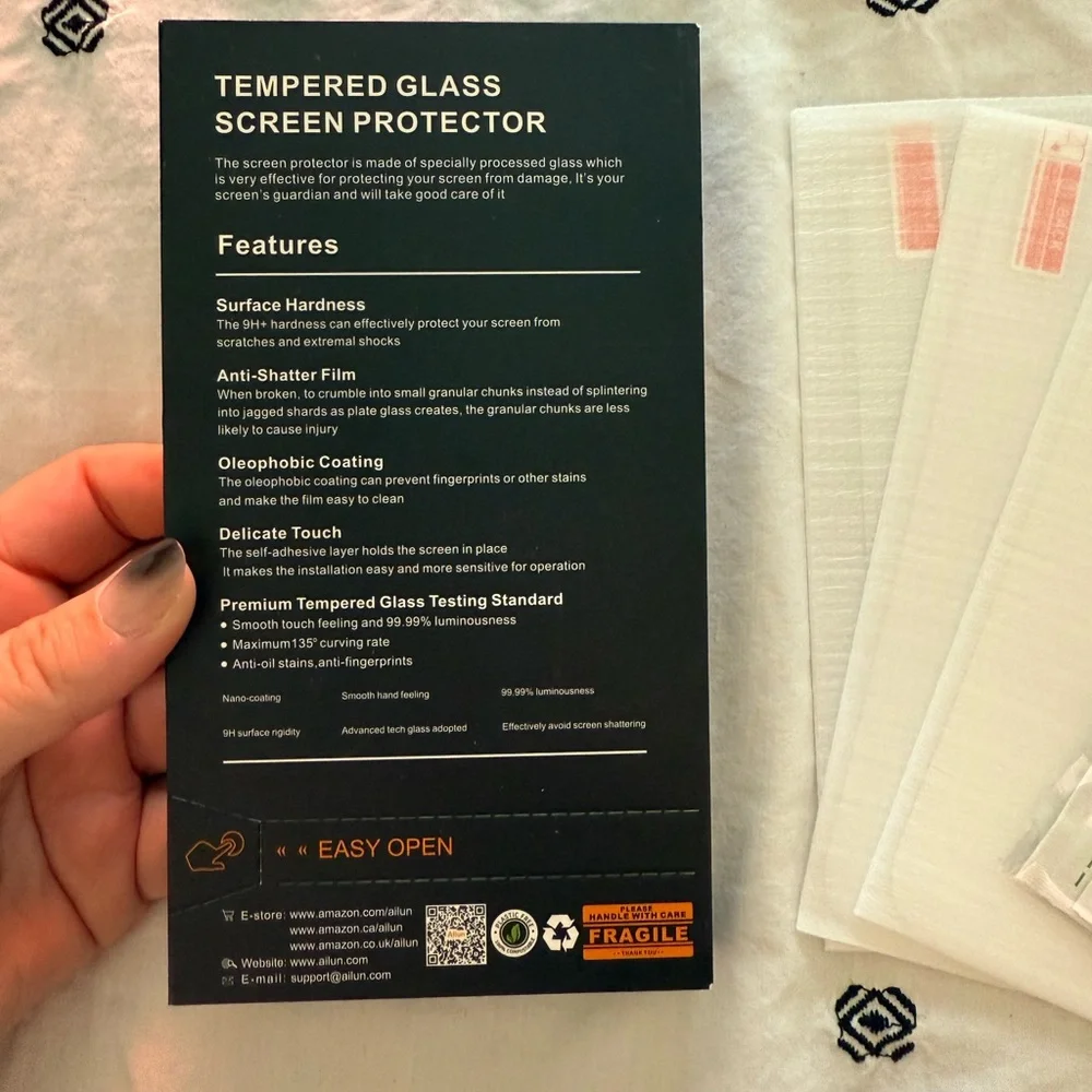 Ailun iPhone 14 Pro Glass Screen Protector Set with Extras